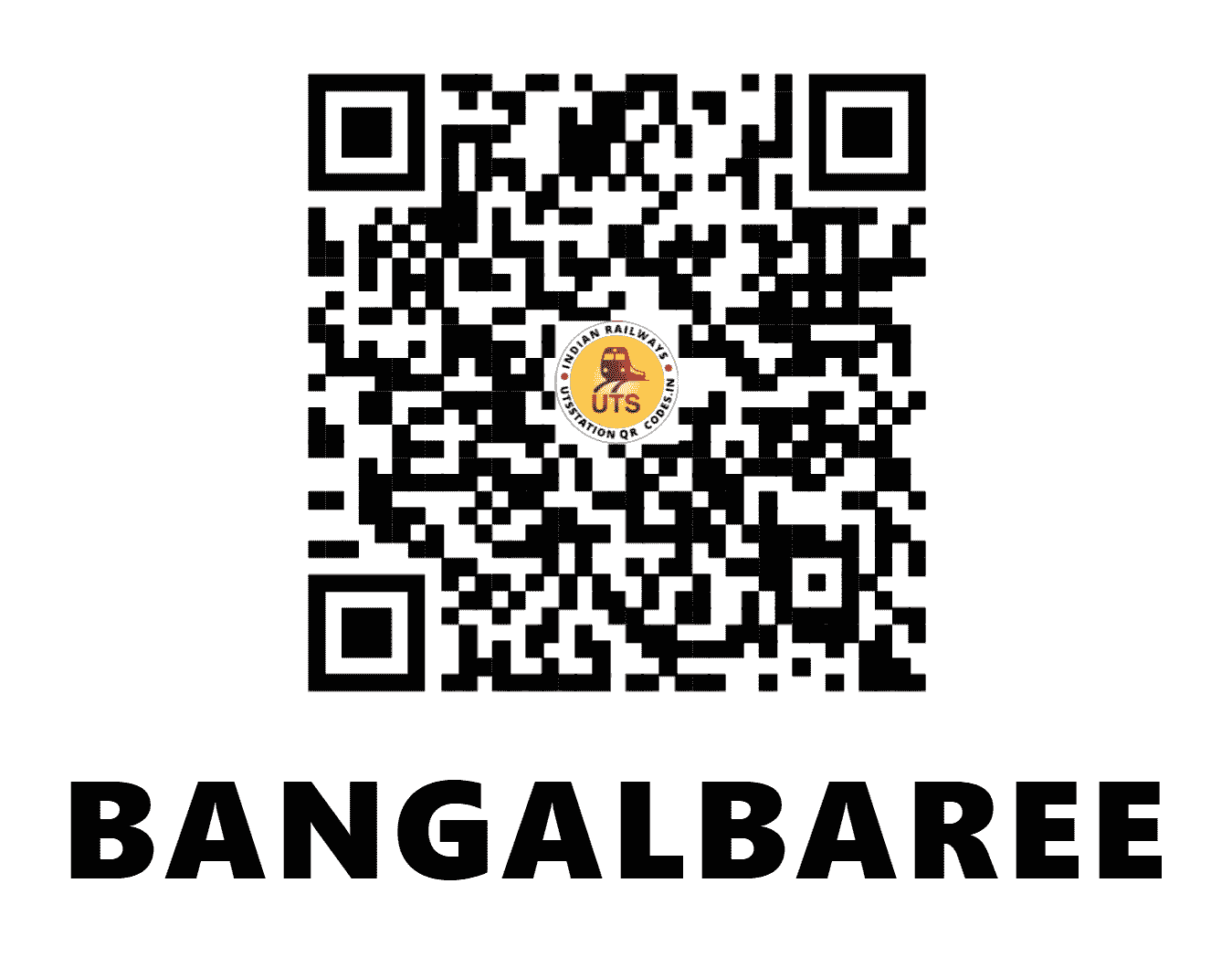 UTS QR Code for BANGALBAREE - BJY - NF (WEST BENGAL)